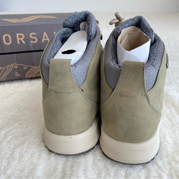 Forsake Womens Thatcher Mid Waterproof Hiking Boot, Green Ash, Size 8 - Picture 6 of 10